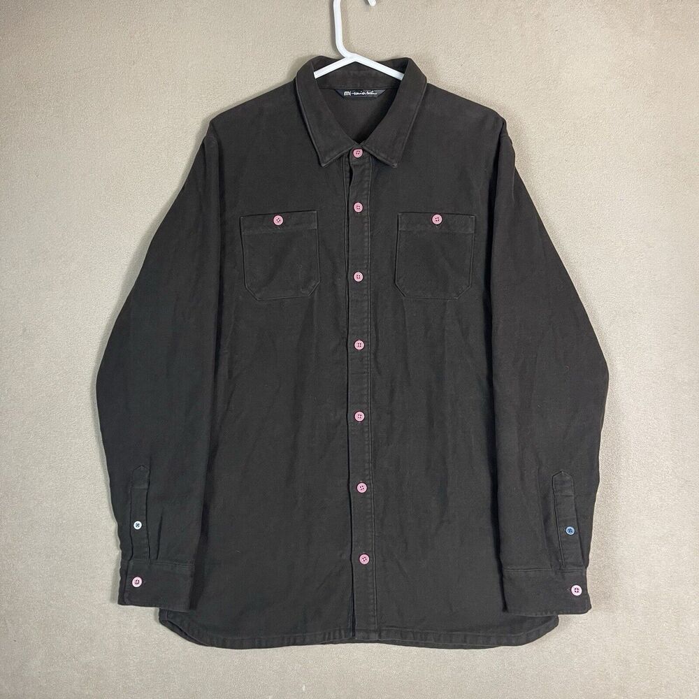 Travis Mathew‎ Shirt Jacket Mens Large Brown Casual Button Up Adult